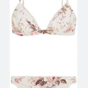 ZIMMERMANN Eden Floral Bikini Set size 1 New!